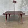 Vintage Mid Century Modern Dunbar Square Coffee Table