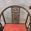 Pair Of Vintage Asian Style Bamboo Armchairs