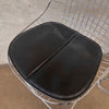 Pair of Herman Miller Eames Wire Stools w/ Black Cushions
