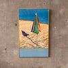 David Hockney 1988 "Beach Umbrella" LACMA Exhibition Poster
