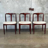 Three D-Scan Rosewood Dining Chairs In The Style of Johannes Andersen- SOLD