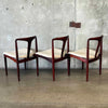 Three D-Scan Rosewood Dining Chairs In The Style of Johannes Andersen- SOLD