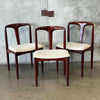 Three D-Scan Rosewood Dining Chairs In The Style of Johannes Andersen- SOLD