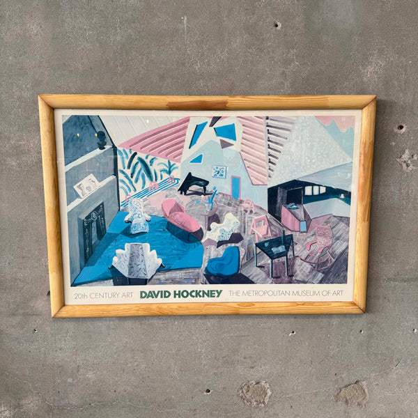 David Hockney 1990 "Large Interior, Los Angeles"