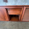 Barzilay Stereo Cabinet w/ Wood Grill Speaker Cabinets