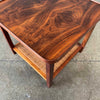 Jack Cartwright Side Table Circa 1960, Walnut & Cane