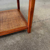 Jack Cartwright Side Table Circa 1960, Walnut & Cane