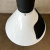 Vintage MCM White/Black Speckles Porcelain Enamel Majestic Fireplace