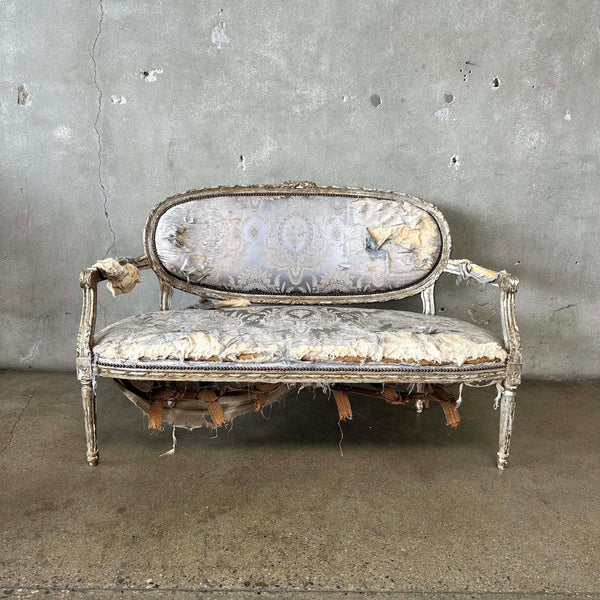 Antique Love Seat w/ Patina Ready for Restoration