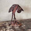 Antique Arts & Crafts Lamp From Lake Michigan Driftwood