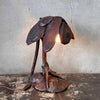 Antique Arts & Crafts Lamp From Lake Michigan Driftwood