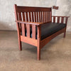 Arts & Crafts 1920's Oak Mission Settee