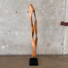 Organic Adriana Shamaris Style Sona Wood Sculpture on Stand