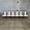 Set Of Six Danish Modern Rosewood Dining Chairs