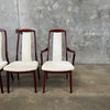 Set Of Six Danish Modern Rosewood Dining Chairs