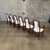 Set Of Six Danish Modern Rosewood Dining Chairs