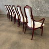 Set Of Six Danish Modern Rosewood Dining Chairs