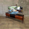 Osvaldo Borsani Sideboard w/Mirror & Key Italy 1955