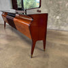 Osvaldo Borsani Sideboard w/Mirror & Key Italy 1955