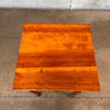 Antique European Lamp Table With Curly Maple Front Product Image