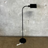Vintage Black 80's Floor Lamp - Tested / Works