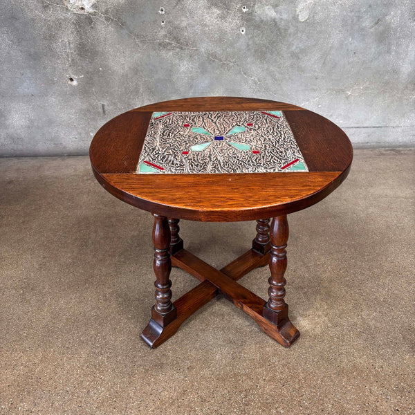 1920's Mosaic Tile Table
