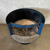 Vintage Mid Century Modern Blue Malm "Fire Drum 2" Fireplace