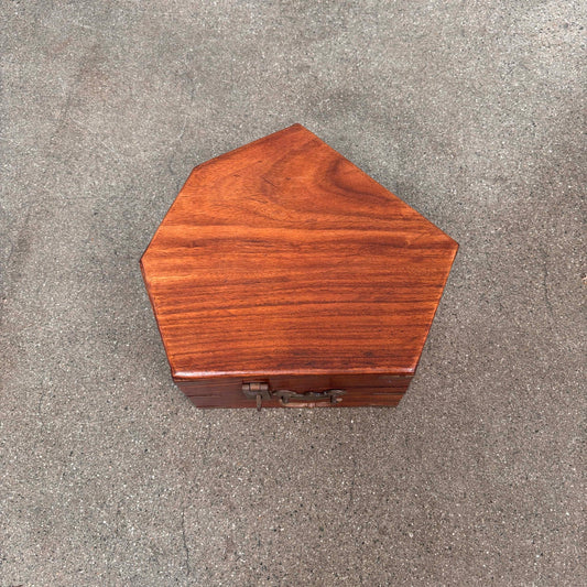 Crazy Wood Hexagon Box