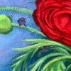 Vintage Still Life Oil Painting On Canvas - Framed Flowers & Abalone Shell