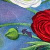 Vintage Still Life Oil Painting On Canvas - Framed Flowers & Abalone Shell