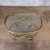 Vintage Brass Bar Cart