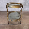 Vintage Brass Bar Cart