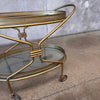 Vintage Brass Bar Cart