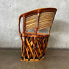 Vintage Rustic Equipale Mexican Pigskin Chair