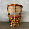 Vintage Rustic Equipale Mexican Pigskin Chair