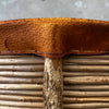 Vintage Rustic Equipale Mexican Pigskin Chair