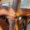 Vintage Rustic Equipale Mexican Pigskin Chair