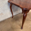 1960s Italian Queen Anne Inlaid Table With Star Corners