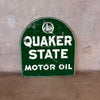 Vintage Quaker State Motor Oil Double Sided Sign Product Image