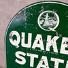 Vintage Quaker State Motor Oil Double Sided Sign Product Image