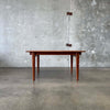 Mid Century Teak Dining Table With One Leaf - Denmark Circa 1960
