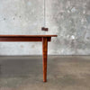 Mid Century Teak Dining Table With One Leaf - Denmark Circa 1960
