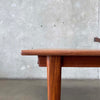 Mid Century Teak Dining Table With One Leaf - Denmark Circa 1960