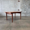 Mid Century Teak Dining Table With One Leaf - Denmark Circa 1960