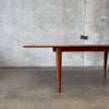 Mid Century Teak Dining Table With One Leaf - Denmark Circa 1960