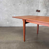 Mid Century Teak Dining Table With One Leaf - Denmark Circa 1960