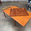 Mid Century Teak Dining Table With One Leaf - Denmark Circa 1960