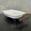 Corning Ware P-21 Blue Corn Flower Pan w/Stand