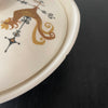 Mid Century Modern Weather Vane Rooster Covered Casserole