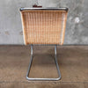 Early 1970's Miles Van Der Rohe Chrome & Rattan For Knoll MR10 Chair #1